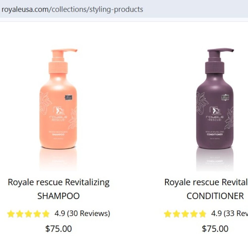 Royale Rescue Revitalizing Shampoo & Conditioner set